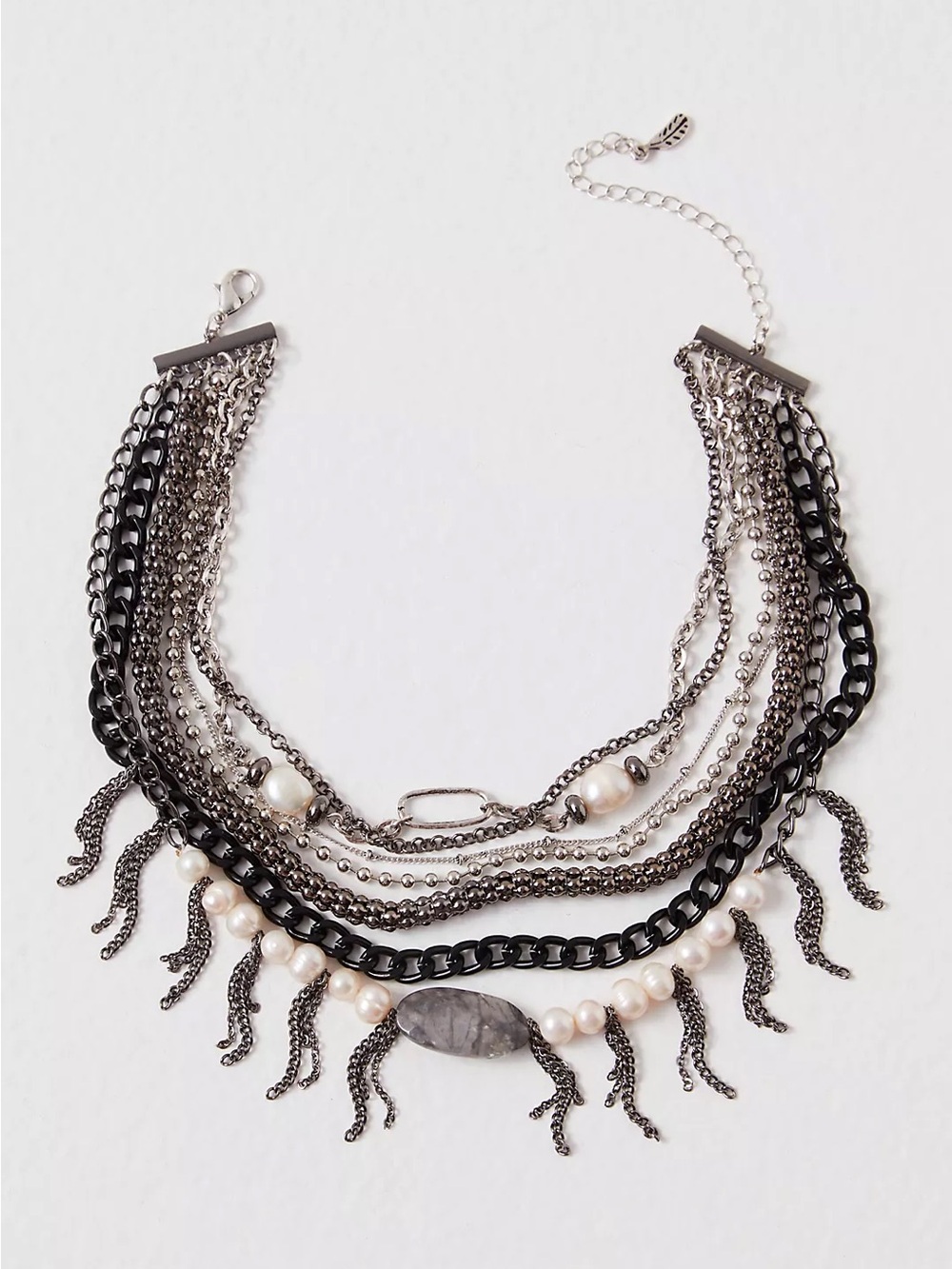 Free People Jeanie Pearl Layered Choker - Picture 2 of 3